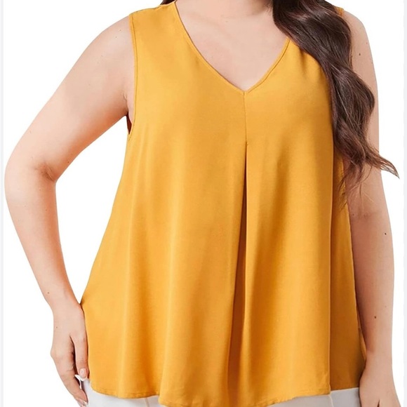 V neck Oversized chiffon blouse - Picture 1 of 7